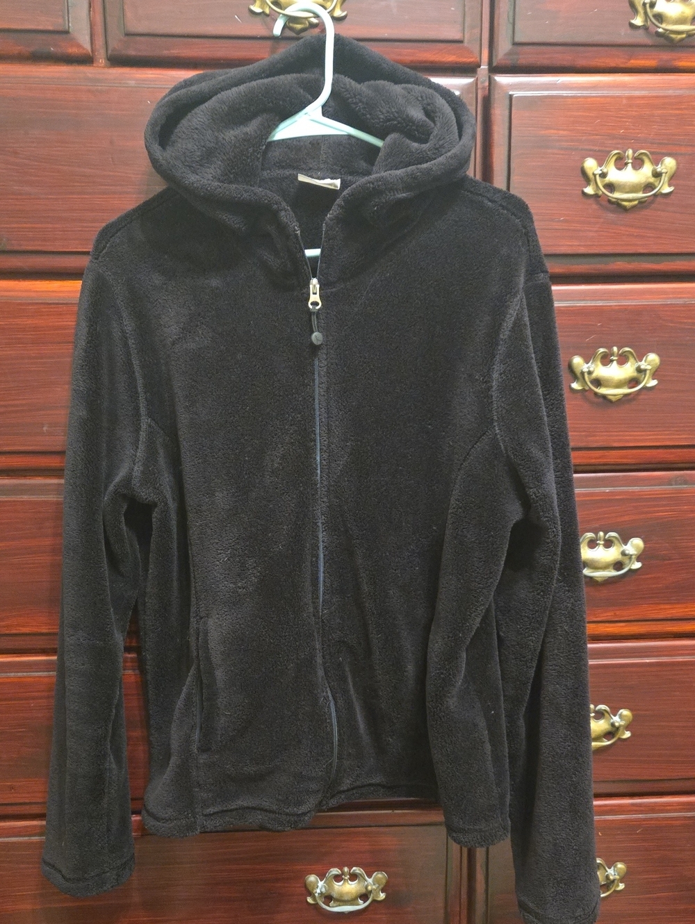 ⛱️Danskin Now Black Hooded Fleece Jacket